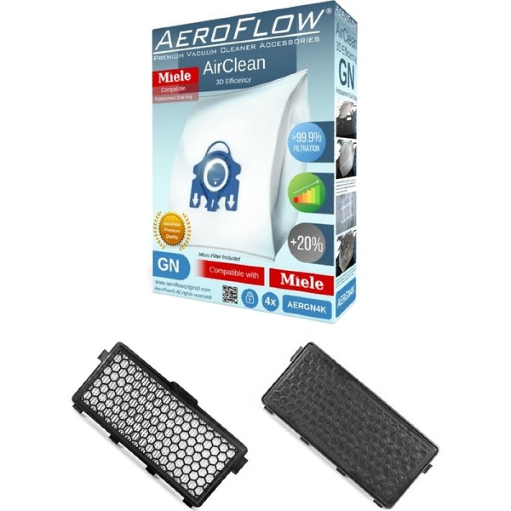 Aeroflow Miele Complate C3 Toz Torbası + Karbonlu Hepa Filtre Elektrikli Süpürge Aksesuarları Fiyatı