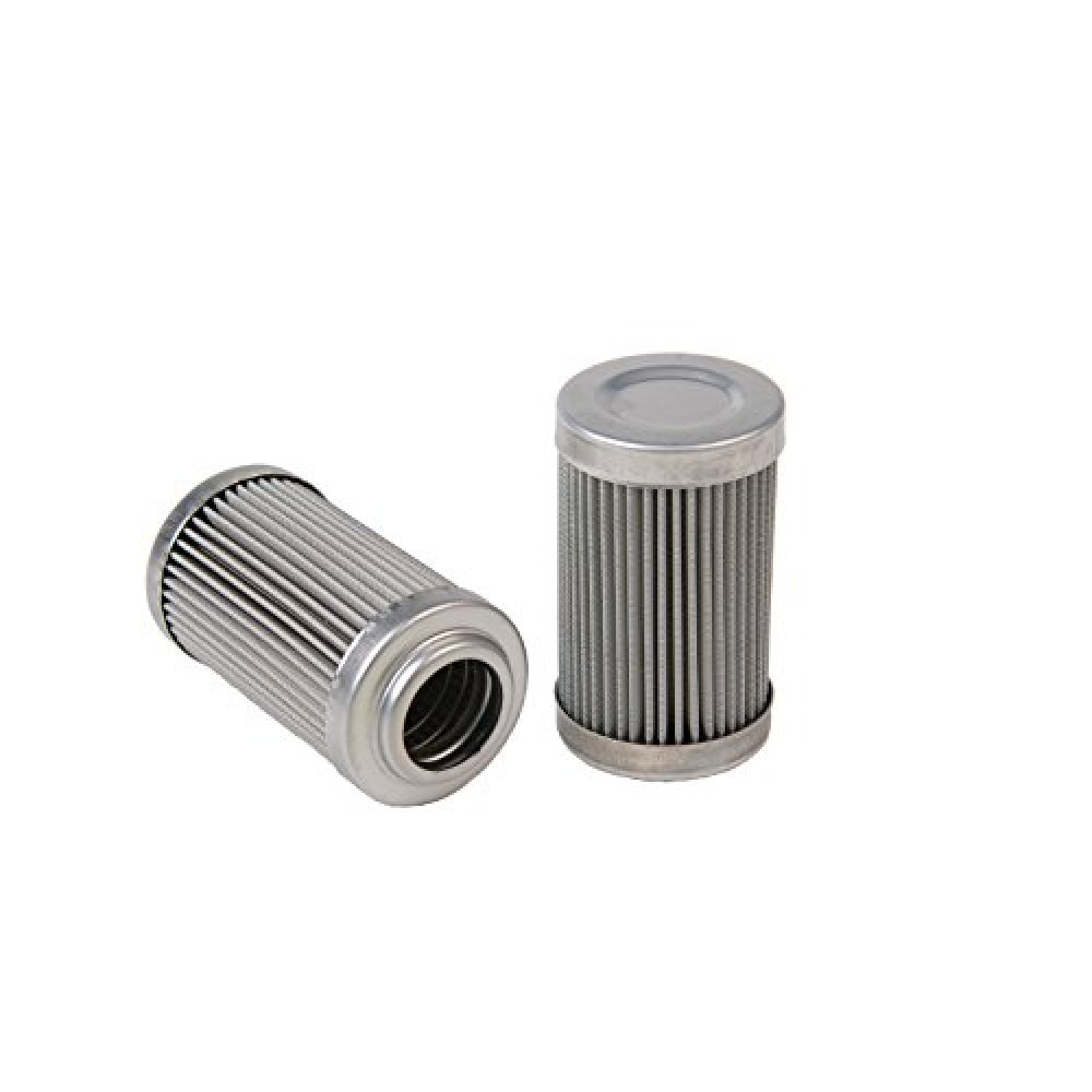 Aeromotive 12604 Replacement Fuel Filter Element, 100-Micron Rating, Stainless Steel Mesh, Fits all 2" OD ORB-10 Filter Housings