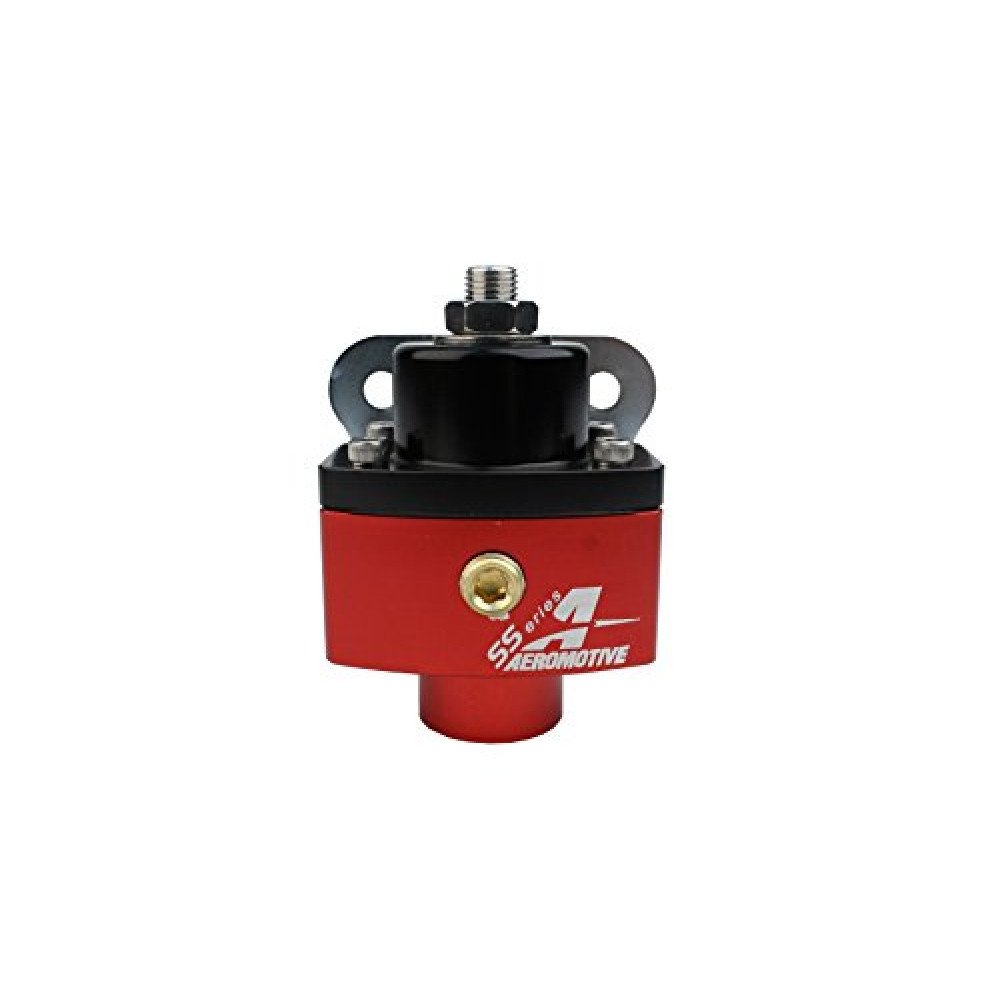 Aeromotive 13201 Carburetor Fuel Pressure Regulator, Adjustable, 5-10 PSI, ORB-06