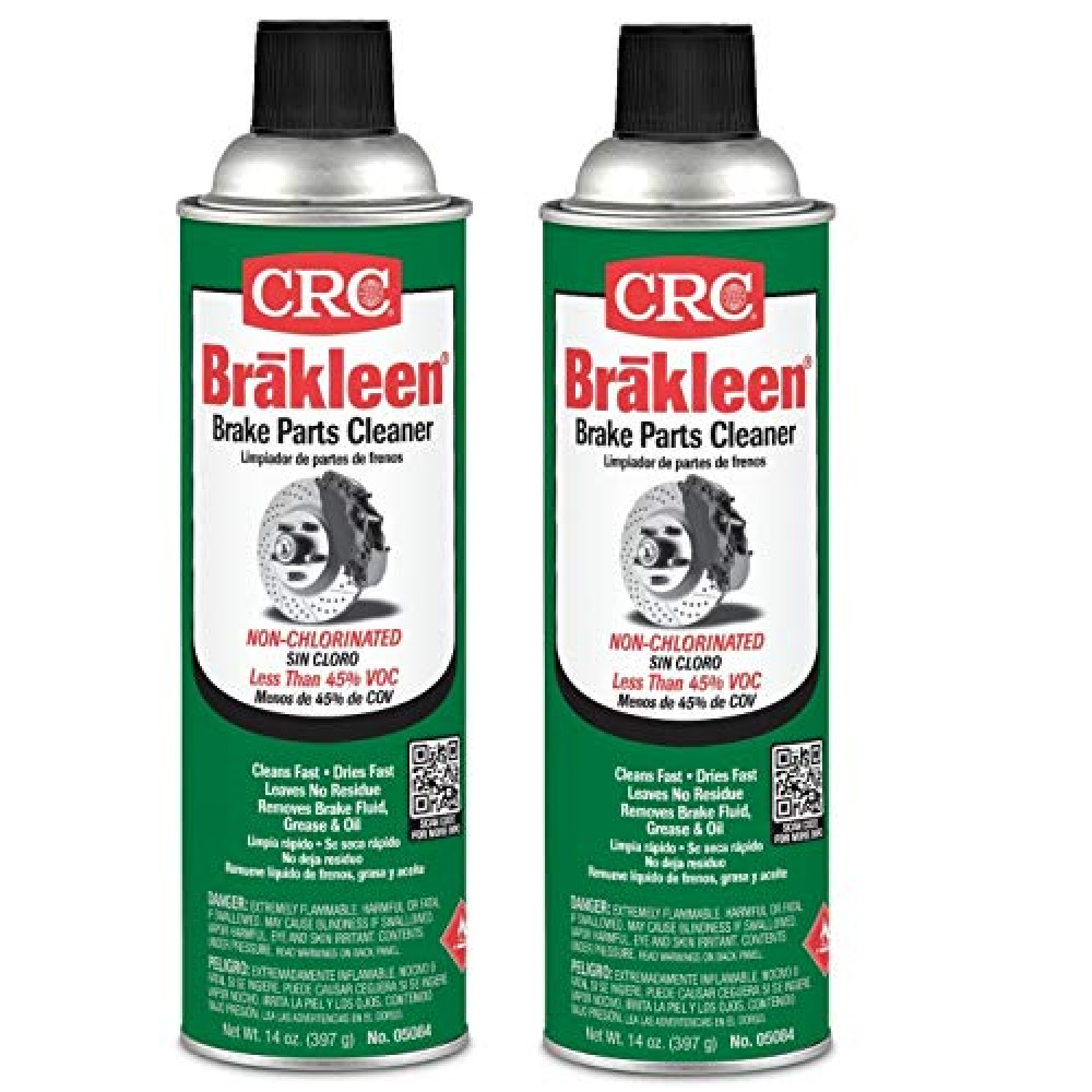 Aerosol CRC 05084 BRAKLEEN Brake Parts Cleaner - Non-Chlorinated 2 Pack2