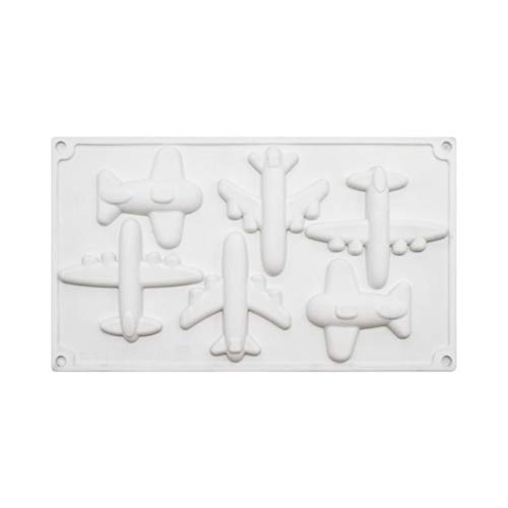AERVEAL Baking Pan,5 Cavity Aircraft Airplane Silicone Mold Fondant Mousse Cake Mould Baking Tool