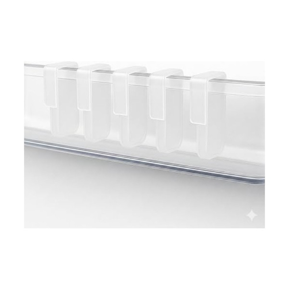 Aesco Store Çok Amaçlı Buzdolabı Raf Ayırıcı 5’li Set, Şeffaf Plastik Düzenleyici Aparat, Içecek ve Sos Şişesi Organizer - 0 Siyah - Option-1 Buzdolapları Fiyatı