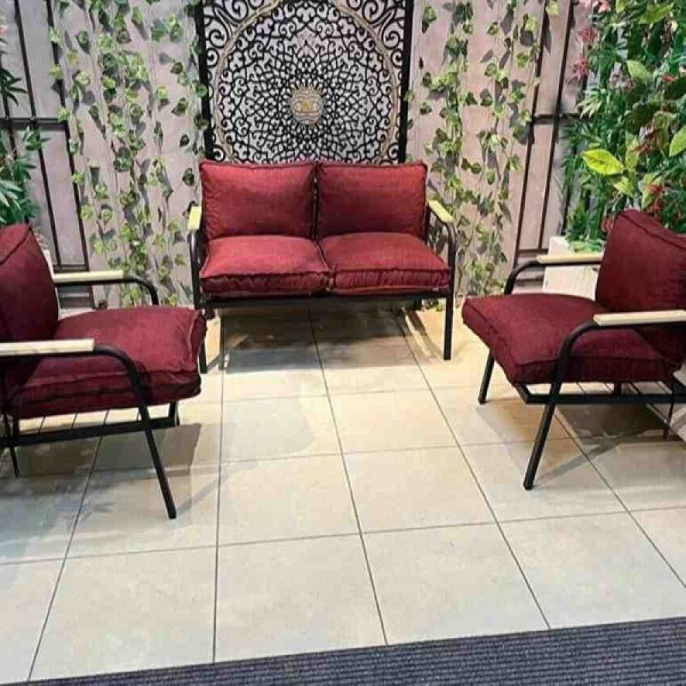 Afa Dekors Vera 2-1-1 Bahçe,balkon,teras,cafe Takım Mobilya - Bordo Bahçe Mobilyası Takımı Fiyatı
