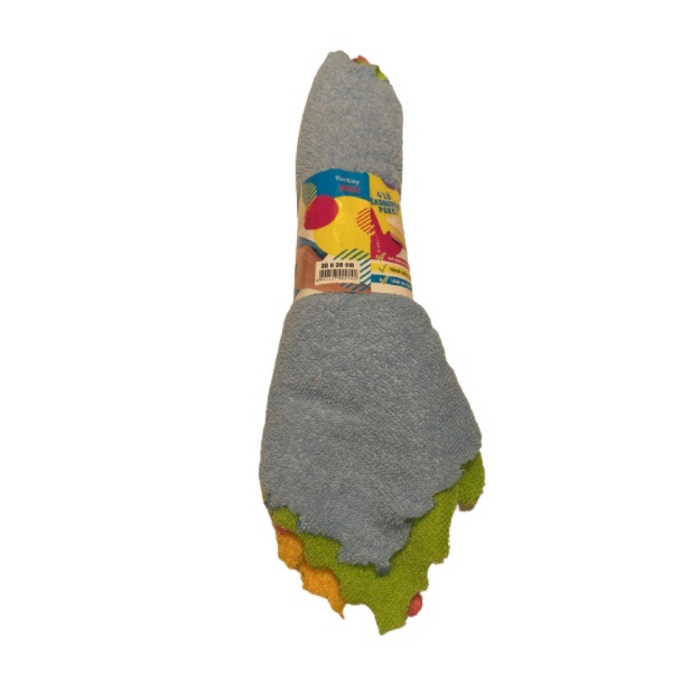 Afeks Home 30X30 Cm 4' Lü Temizlik Bezi (AFX.02141) Oto, Bahçe, Yapı Market Fiyatı