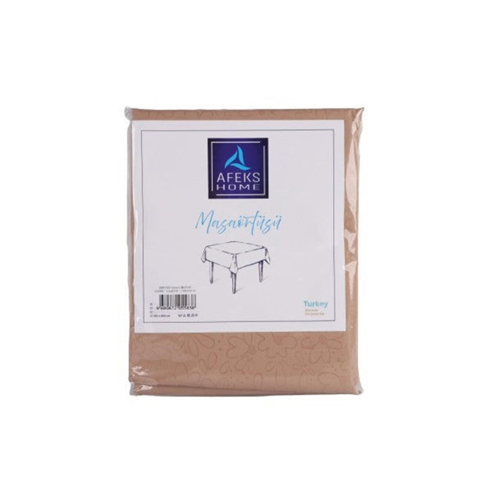 Afeks Home Bej 150X150 Cm Gofre Baskılı Polyester Masa Örtüsü (AFEKSHOME.20017) Oto, Bahçe, Yapı Market Fiyatı