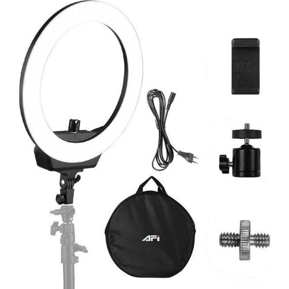 Afi 19" 48 cm Ring Light Profesyonel Youtuber Makyöz LED Işık ve Ayak Video Kamera Aksesuarları Fiyatı
