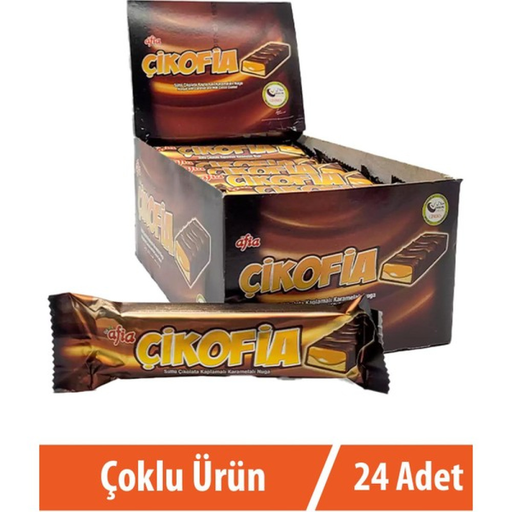 Afia Çikofia Sütlü Çikolata Kaplamalı Bar 24X40 gr - 1 - 1 Adet Çikolata ve Gofret Fiyatı