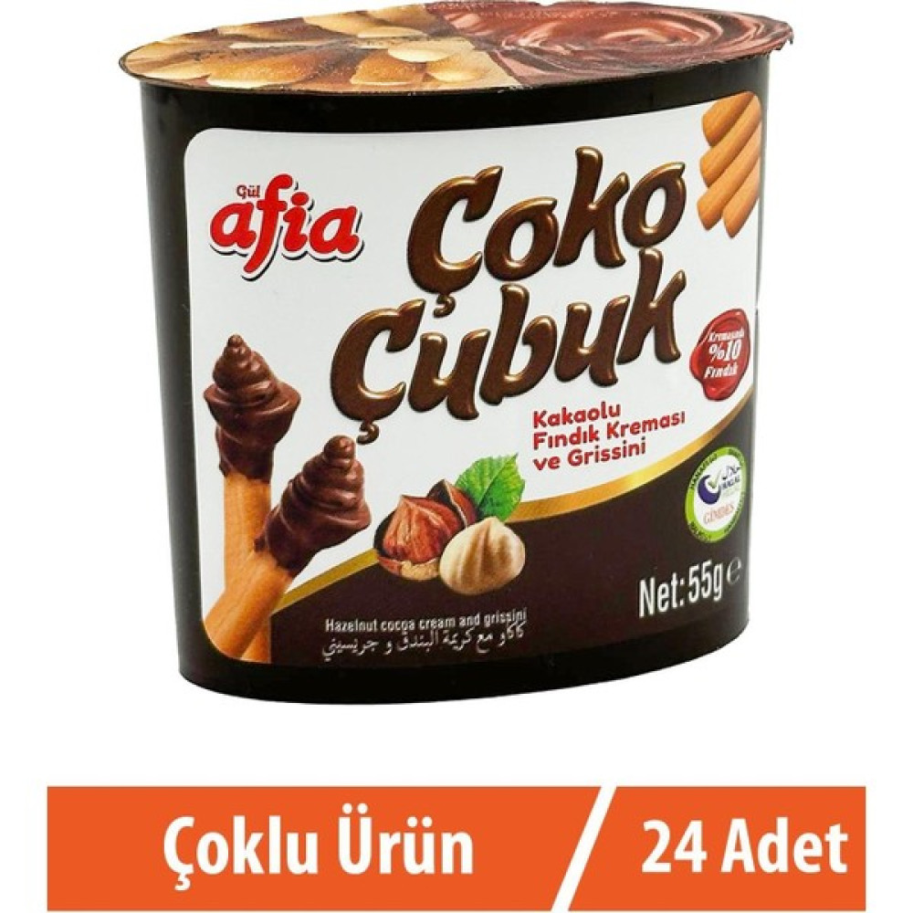 Afia Çoko Çubuk 55 gr x 24 Adet - 1 Adet Çikolata ve Gofret Fiyatı