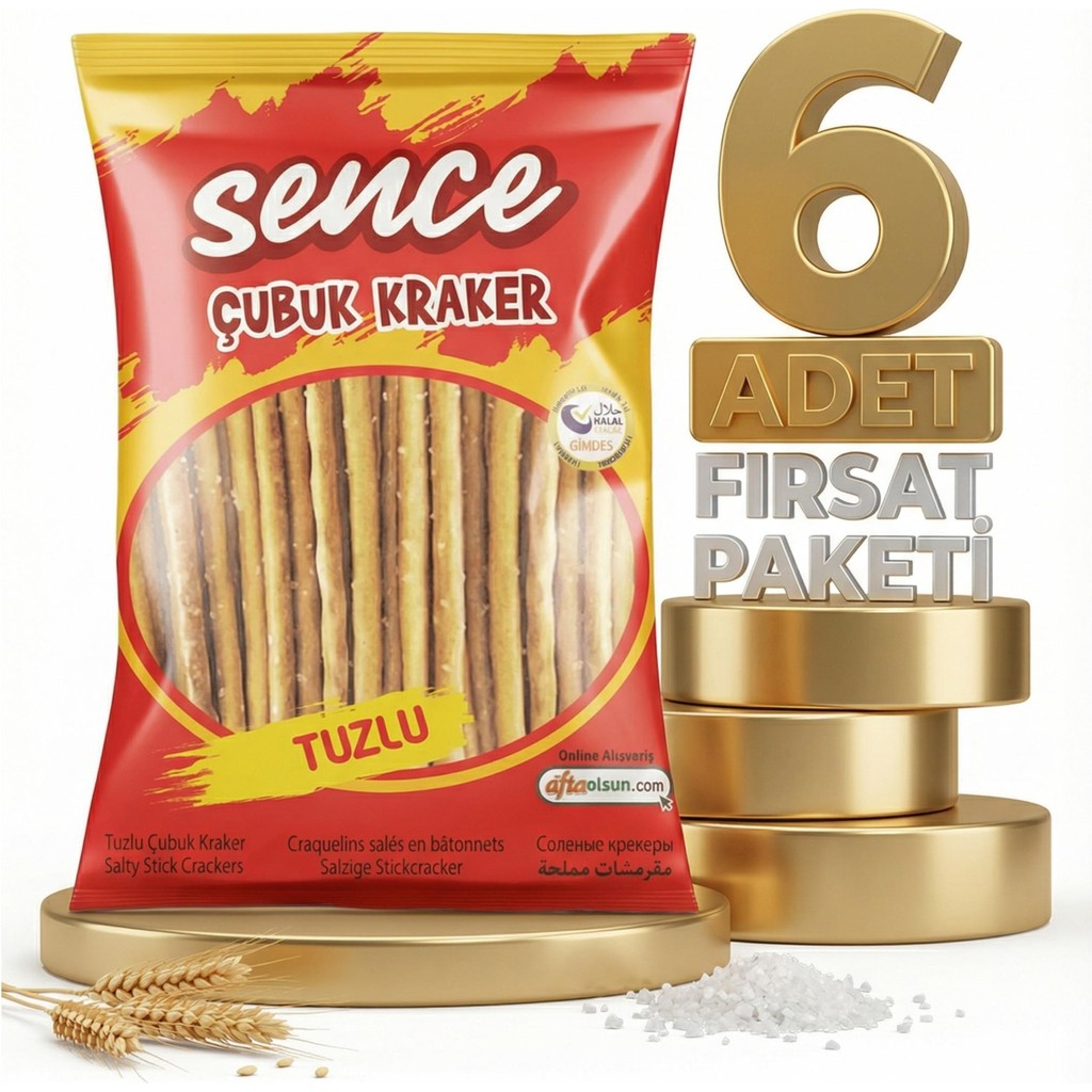 Afia Sence Tuzlu Çubuk Kraker 6X40 gr - 1 Adet Diğer Fiyatı