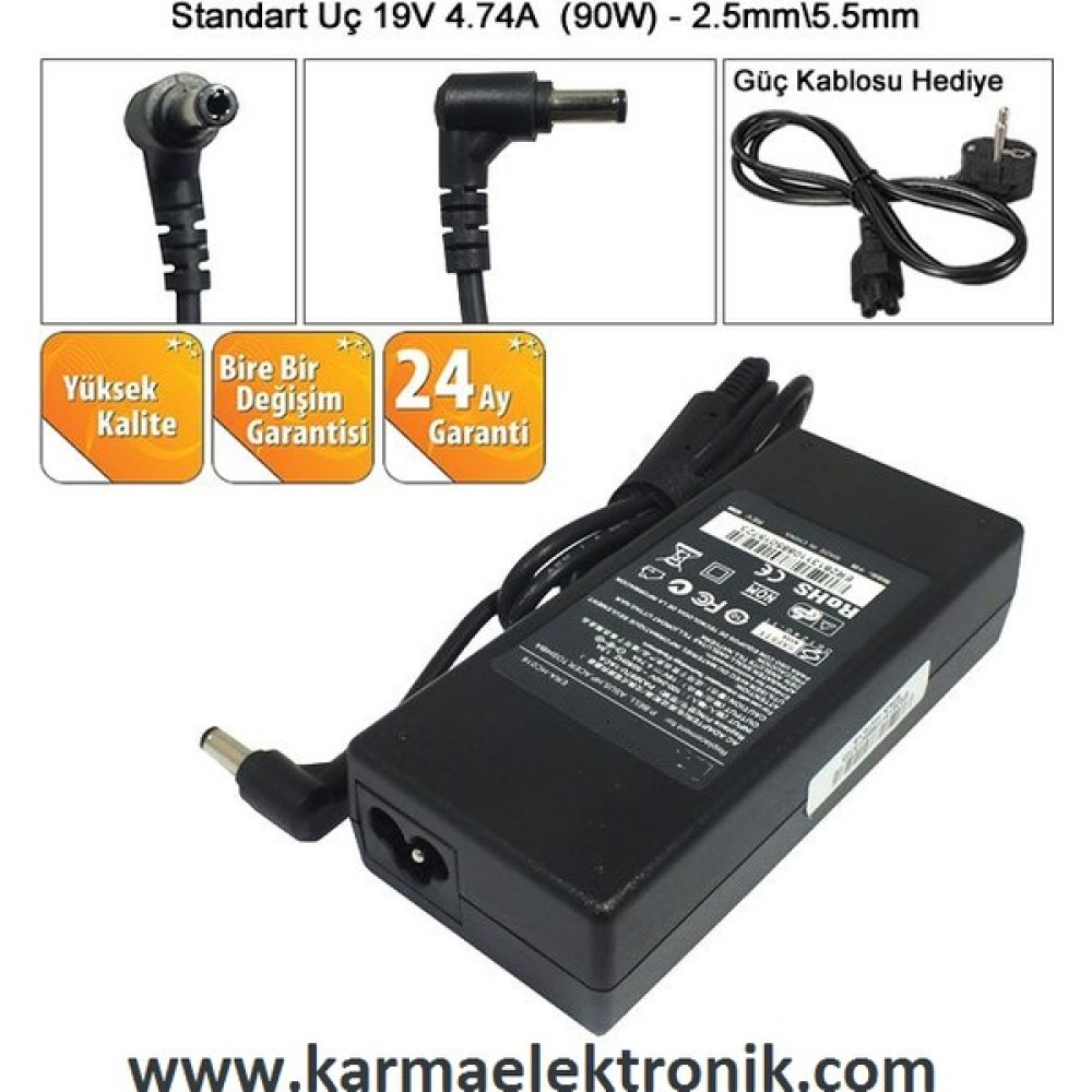 Afila Msi MS-16GD Notebook ADAPTÖR(90W - 19V 4.74A) Laptop Adaptör Fiyatı