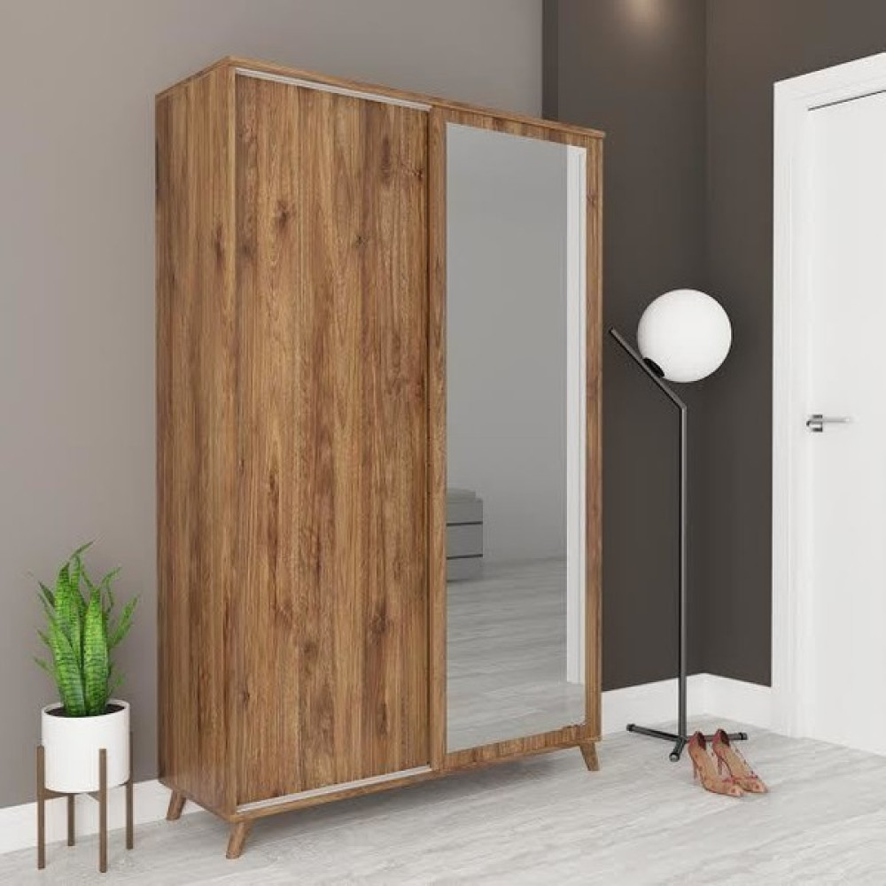 Afillibebek Mdf Berlin Aynalı ve Sürgülü Portmanto Portmanto Fiyatı