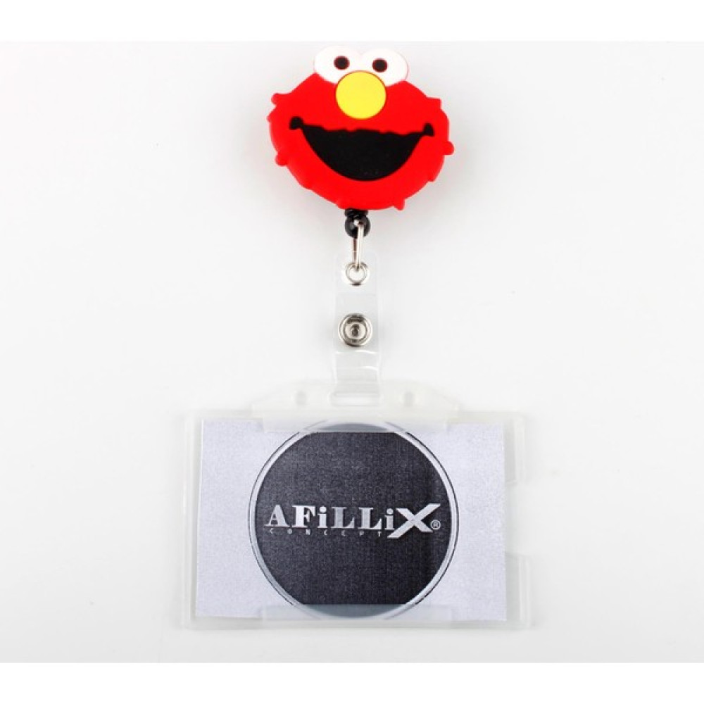 Afillix Concept Kırmızı Kurabiye Canavarı Tasarım Silikon Yoyo Yaka Kartlık-Kart Koruyucu Hediyeli - Karışık-Çok Renkli - 50 cm ip Sekreterlik Fiyatı
