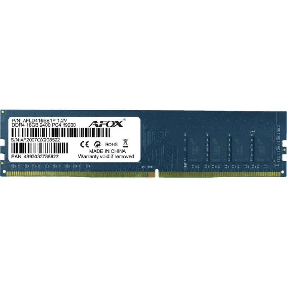 Afox 16GB 2400MHz DDR4 Ram AFLD416ES1P RAM Bellekler Fiyatı