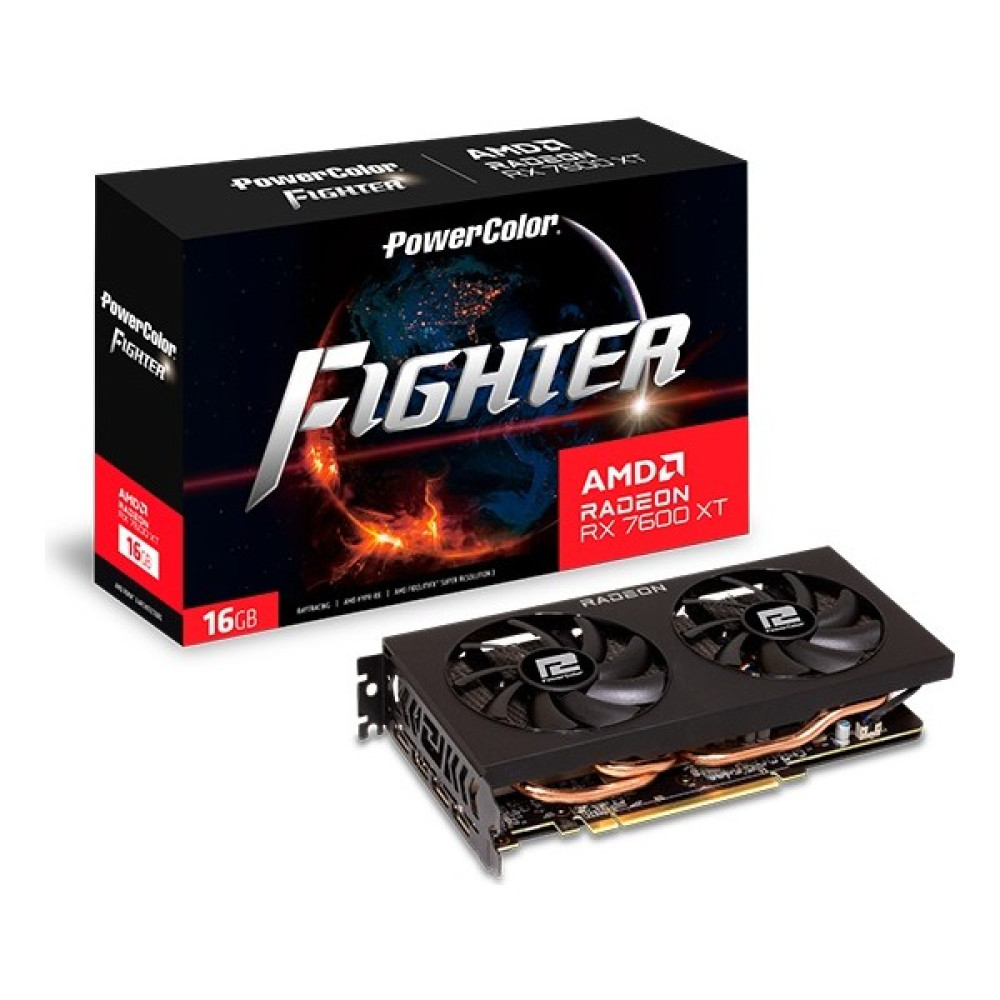 Afox Powercolor Fıghter RX7600XT 16G-F Gddr6 128BIT Ekran Kartları Fiyatı