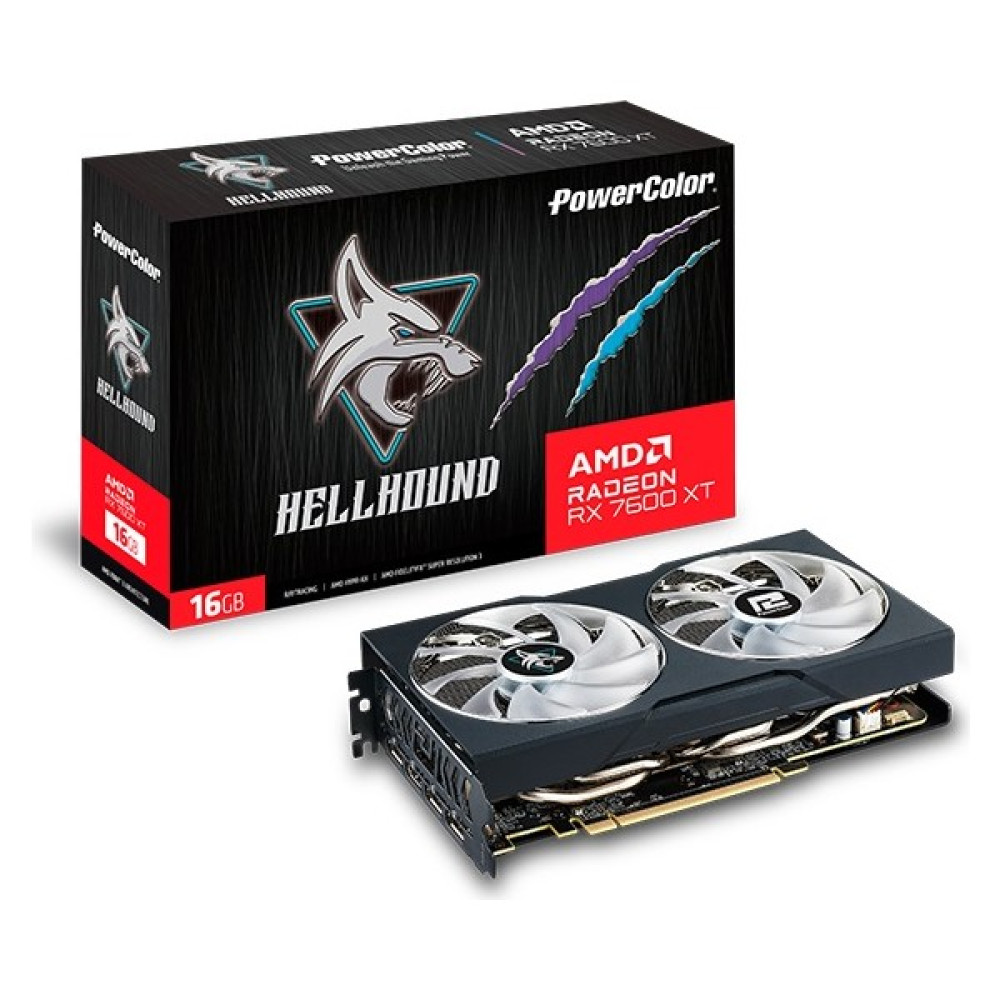 Afox Powercolor Hellhound RX7600XT 16G-L/OC Gddr6 128BIT Ekran Kartları Fiyatı