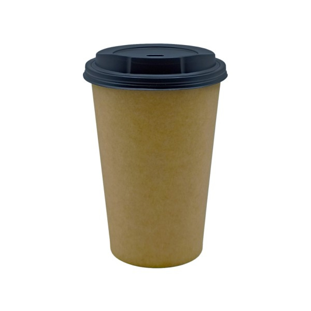 Afra Tedarik 16 Oz Siyah Kapaklı Karton Bardak Latte Bardak 480 ml 100'lü Mutfak Sarf Malzemeleri Fiyatı