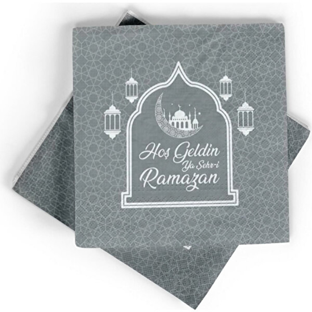 Afrodit Giyim Gümüş Renk Hoşgeldin Ya Şehr-I Ramazan Kağıt Peçete 20 Adet (Clz) Oyuncak Fiyatı