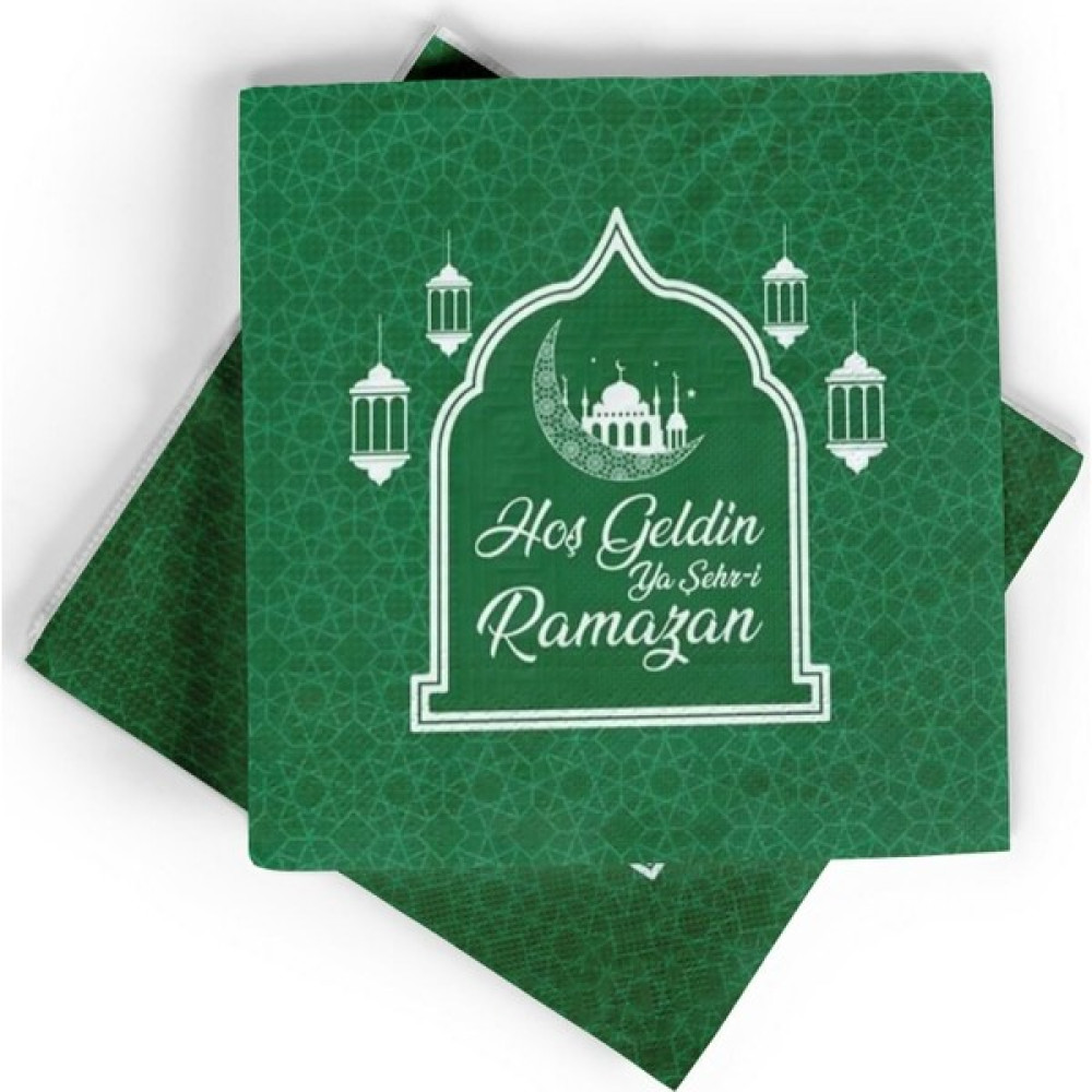 Afrodit Giyim Yeşil Renk Hoşgeldin Ya Şehr-I Ramazan Kağıt Peçete 20 Adet (Clz) Oyuncak Fiyatı
