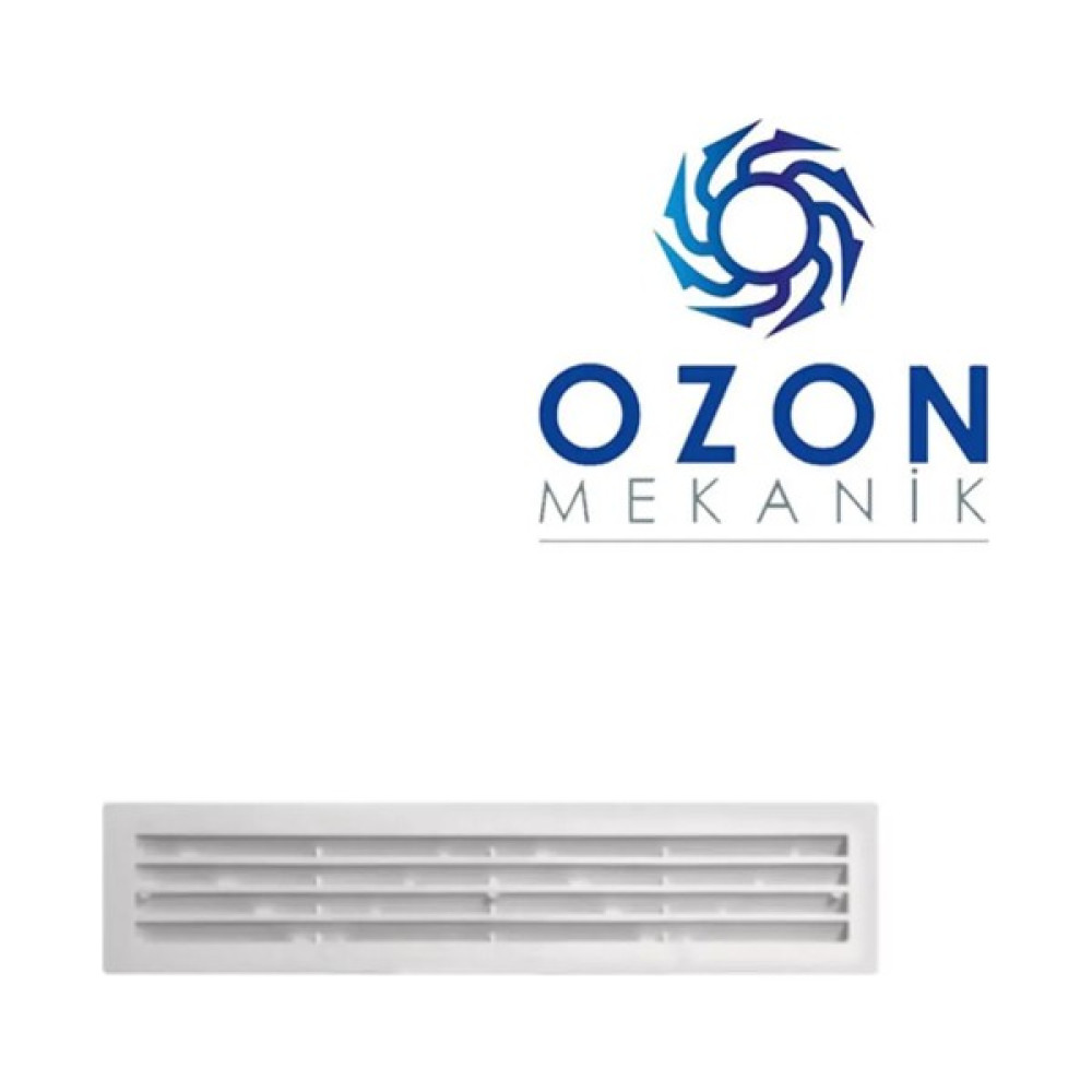Afs Raksan 008b Kapı Altı Menfez Beyaz 8 x 30 Çift Izgaralı Transfer Menfezi Agmair Agm Havalandırma Agm-Afs-Rkn-008b Nalburiye & Hırdavat Fiyatı
