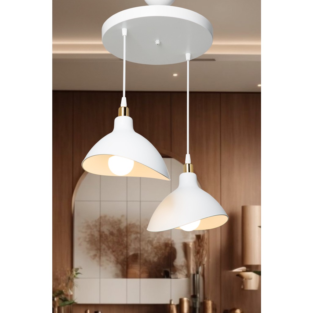 Ag Light Design Beyaz Sarkıt Avize Salon Mutfak Koridor Yatak Odası Lamba - 2 Diğer Fiyatı