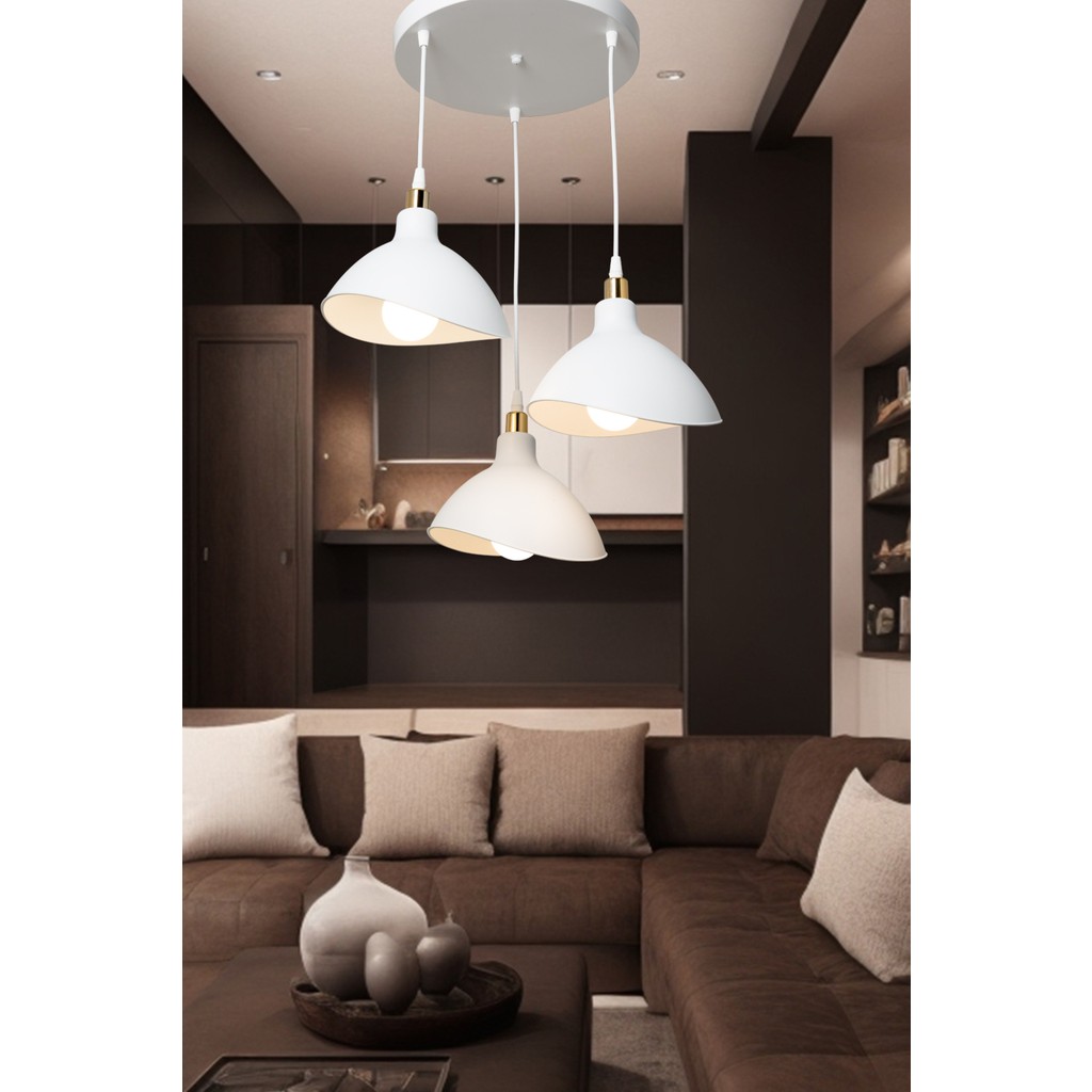 Ag Light Design Beyaz Sarkıt Avize Salon Mutfak Koridor Yatak Odası Lamba - 3 Diğer Fiyatı