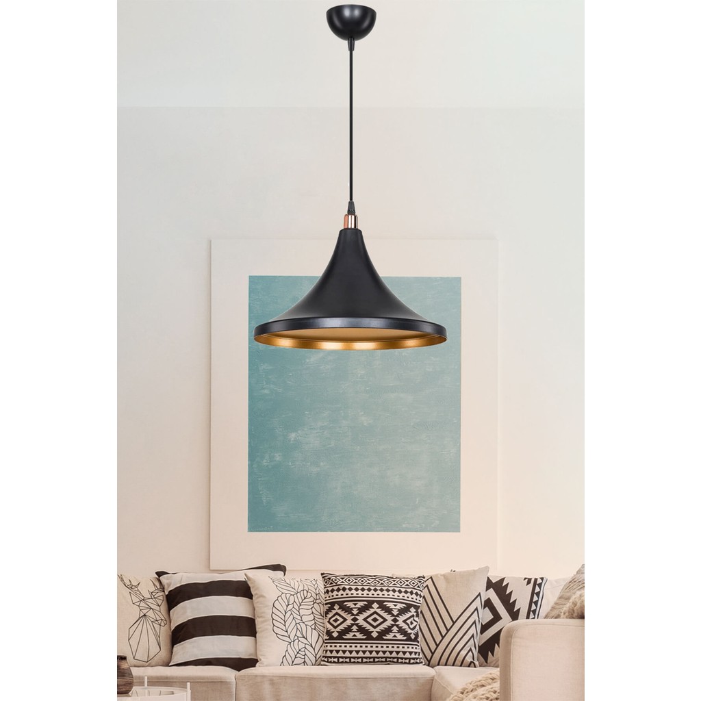 Ag Light Design Beyaz Sarkıt Avize Yatak Odası Salon Mutfak Koridor Lamba - Siyah - Altın Avize Fiyatı