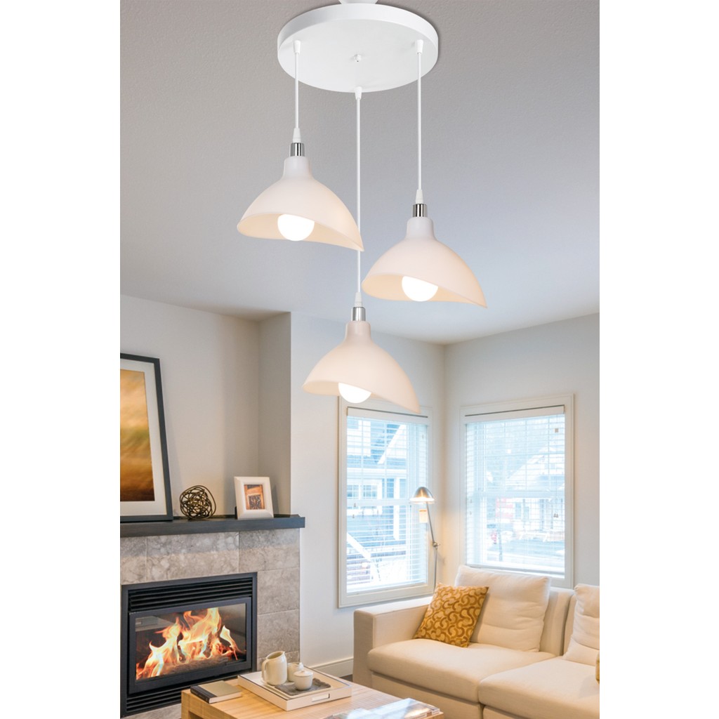 Ag Light Design Opal Sarkıt Avize Salon Mutfak Koridor Yatak Odası Lamba - 3 - Ekru Diğer Fiyatı