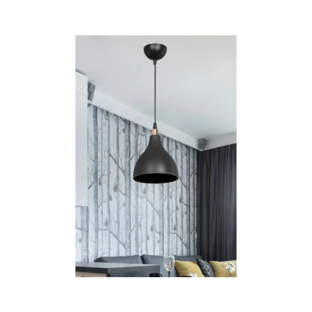 Ag Light Design Siyah Sarkıt Avize Salon Mutfak Koridor Yatak Odası Lamba - 1'li Avize Fiyatı