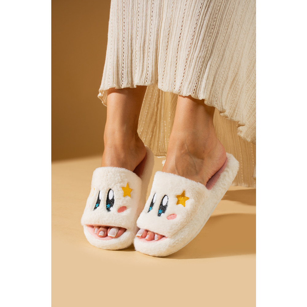 AGACE Kadın Ev Terliği Peluş Terlik Çeyiz ve Bohça Terliği Ses Yapmaz Taban 37 Beden Unisex Sandalet Fiyatı