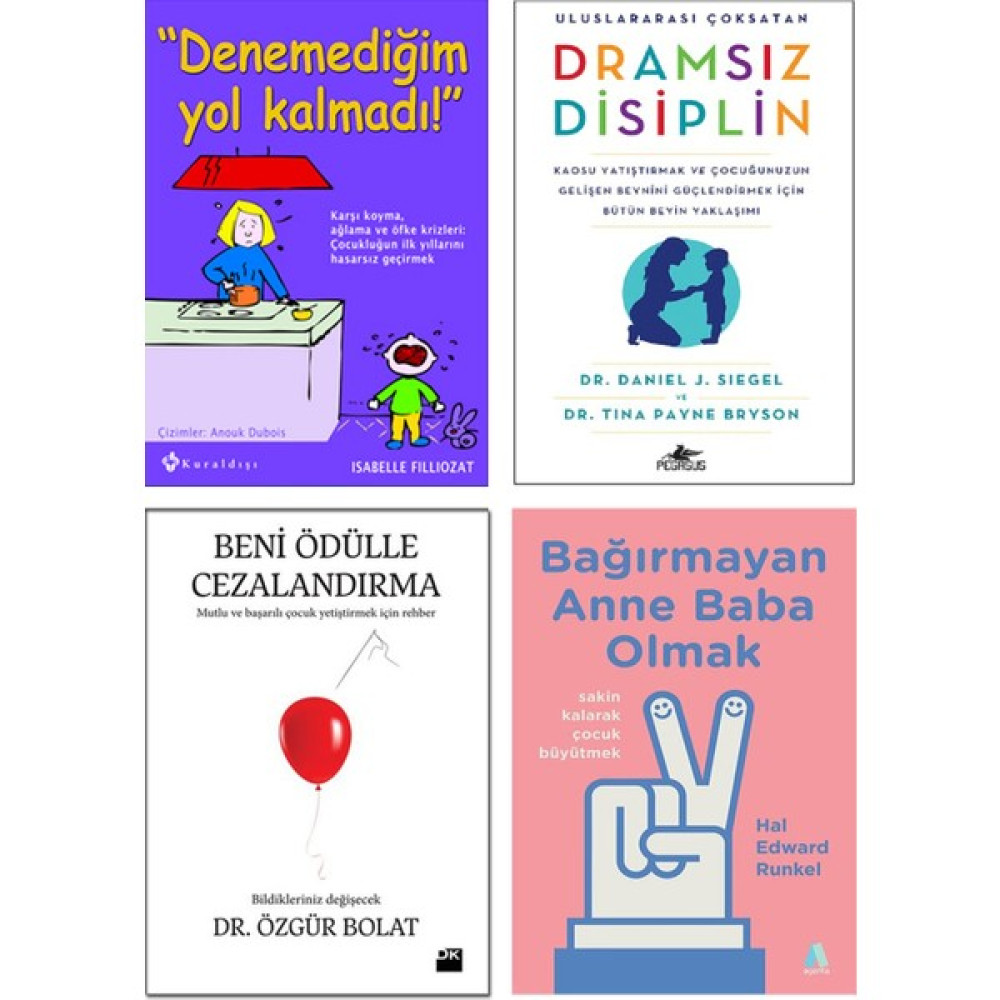 Aganta Kitap – Denemediğim Yol Kalmadı! + Dramsız Disiplin / Daniel J. Siegel + Beni Ödülle Cezalandırma / Özgür Bolat + Bağırmayan Anne Baba Olmak... Aile & Çocuk Bakımı Fiyatı