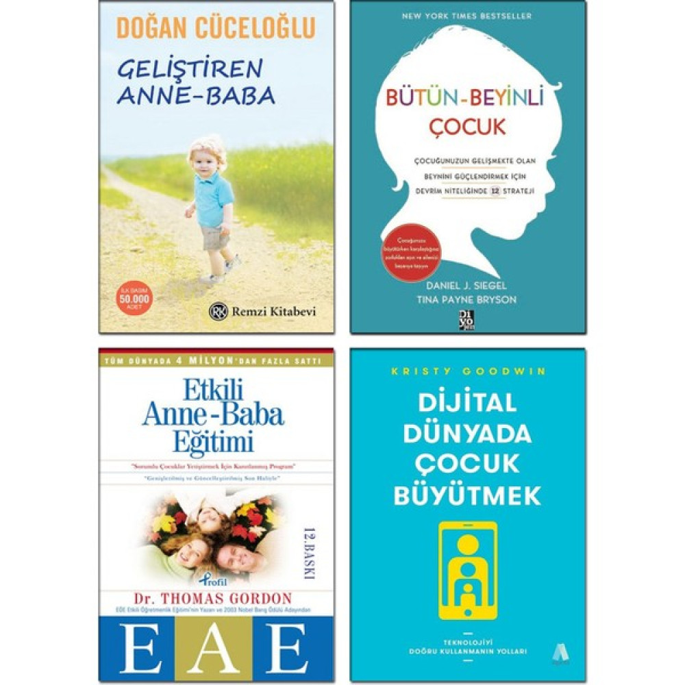 Aganta Kitap – Geliştiren Anne Baba / Doğan Cüceloğlu + Bütün Beyinli Çocuk / Daniel J. Siegel + Etkili Anne Baba Eğitimi / Thomas Gordon + Dijital... Aile & Çocuk Bakımı Fiyatı