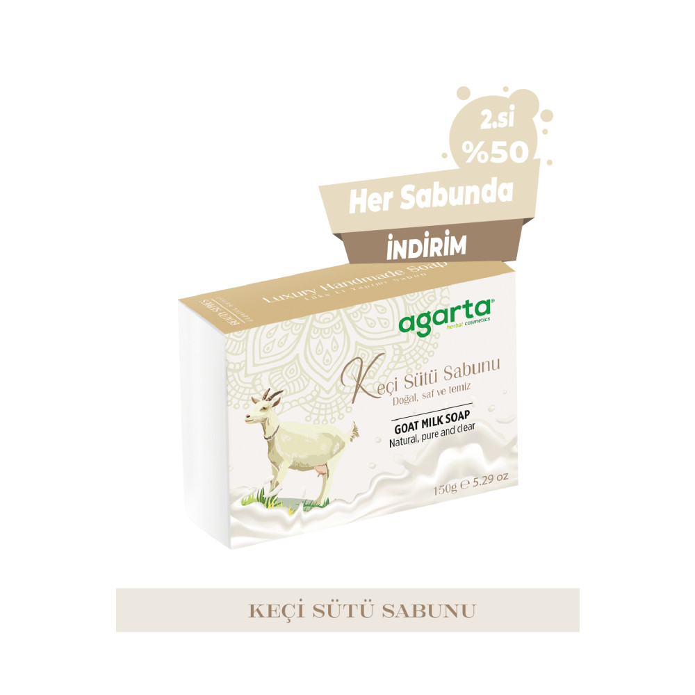 Agarta Doğal El Yapımı Keçi Sütü Sabunu 150 gr Vücut Bakımı Fiyatı