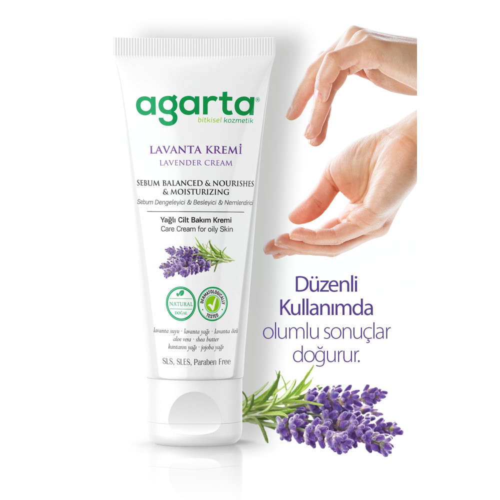 Agarta Doğal Lavanta Cilt Bakım Kremi 75 ml Anne Bakım ve Kozmetik Fiyatı