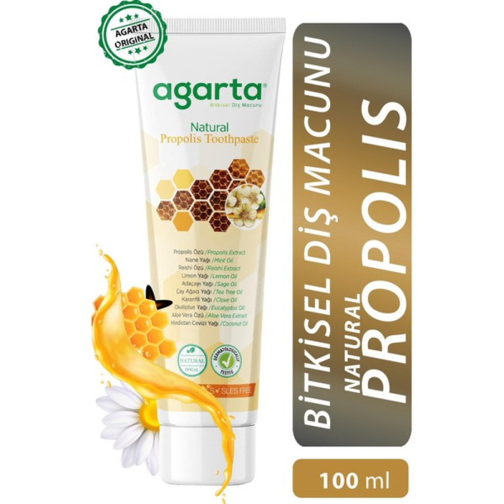 Agarta Doğal Propolis Naturel Diş Macunu 100 ML/130 gr x 2 Adet+20 ml Argan Krem Oto Boyaları Fiyatı