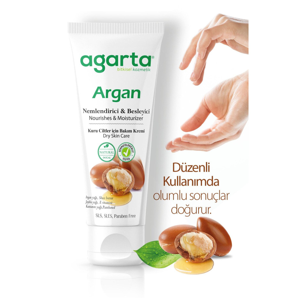 Agarta Doğal Yüz Ve El Besleyici Argan Yağlı Cilt Bakım Kremi 75 ml Cilt ve Yüz Bakımı Fiyatı