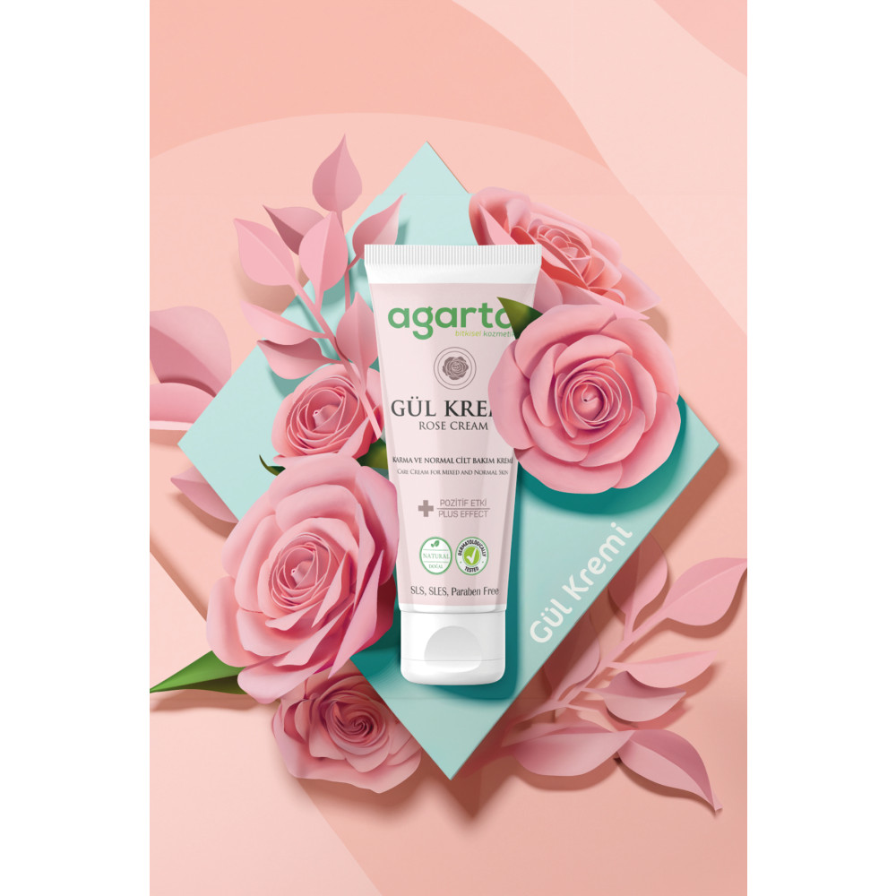 Agarta Kul- Doğal Yüz Ve El Nemlendirici Gül Aromalı Cilt Bakım Kremi 75 ml Cilt ve Yüz Bakımı Fiyatı