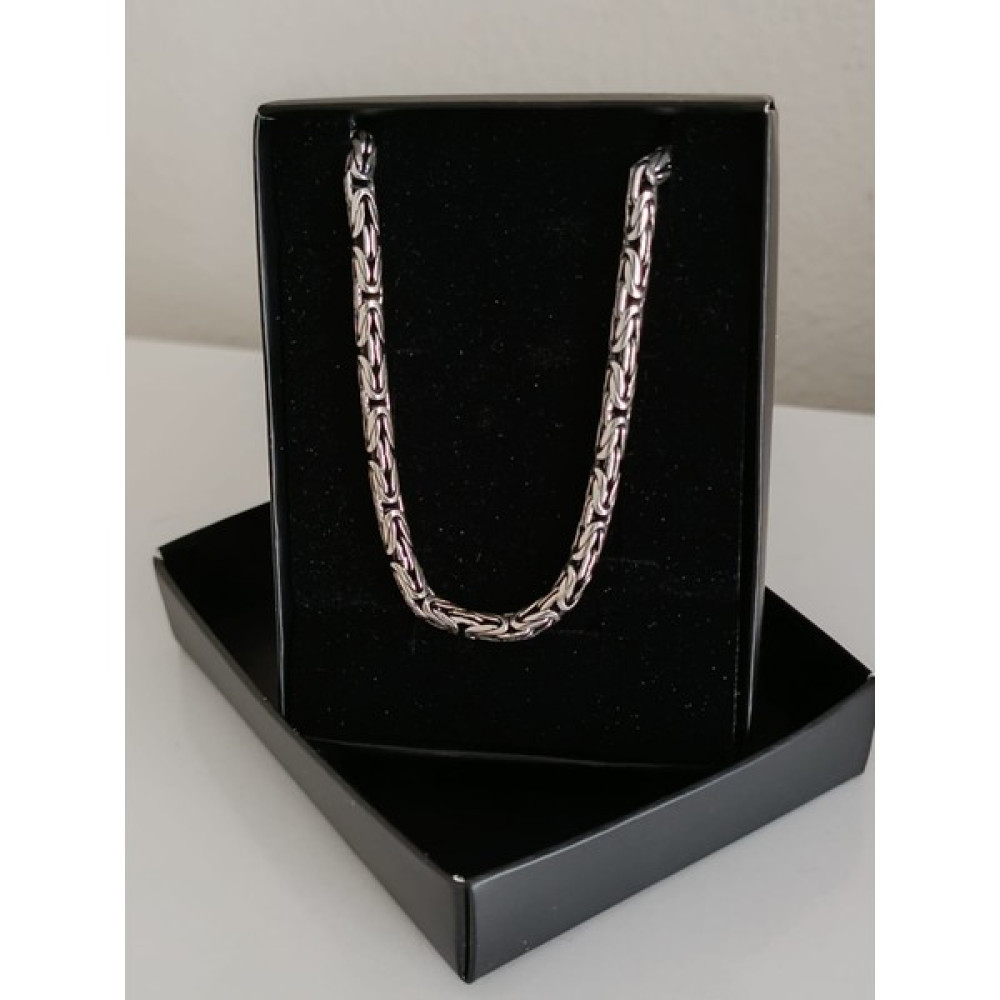 Agb Silver Kral Zincir Kolye 3.4 mm 55 cm Gümüş Kolye Fiyatı