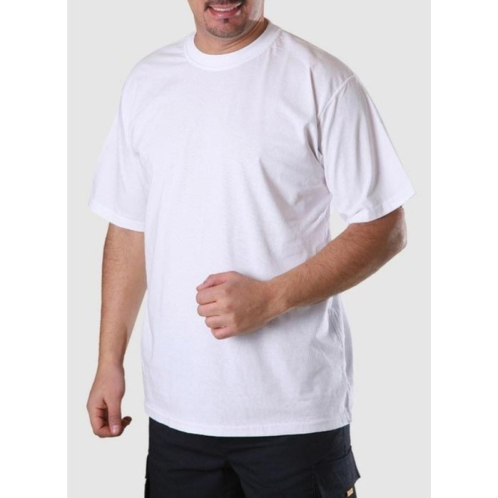 Ağca Sıfır Yaka Tişört Beyaz Iş Elbiseleri Erkek T-shirt Fiyatı