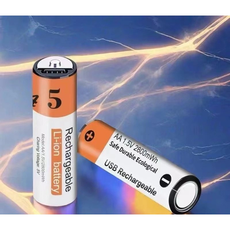 Aggiy K5 Type-C Şarj Edilebilir Büyük Kalem Pil Aa 1.5V 2800MWH Bilgisayar Çevirici ve Adaptörü Fiyatı