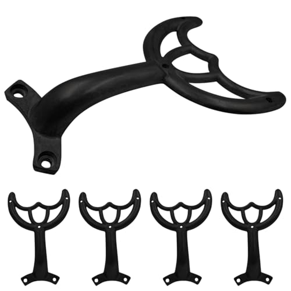 Aginkgo 5 Pack Ceiling Fan Replacement Blades Arm for 42 inch Brass Fan Blade Arm (Black)