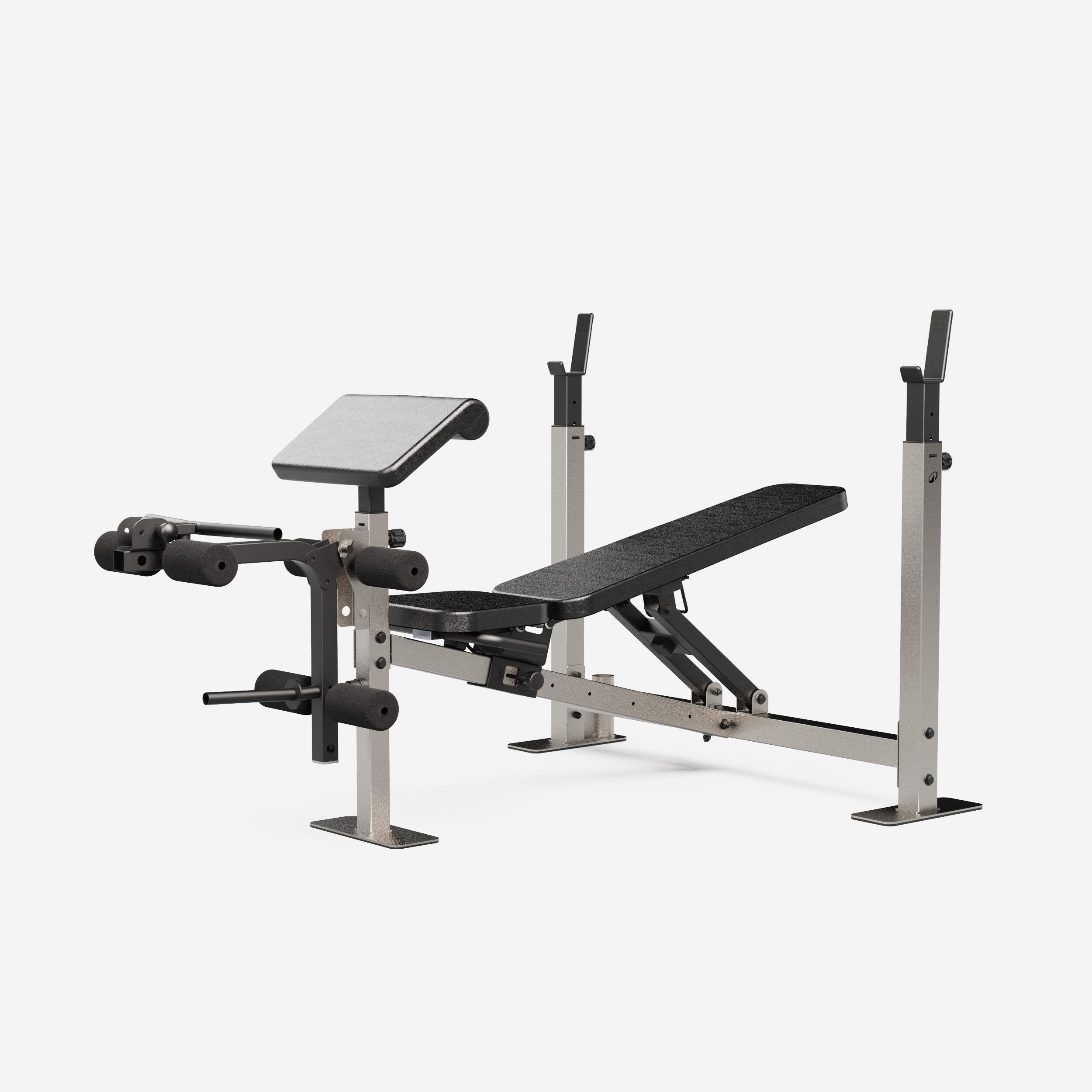 Ağırlık ve Mekik Sehpası - Bar Destekli - Biceps Curl ve Leg Curl İstasyonlu Fitness Kondisyon Aksesuarları Fiyatı