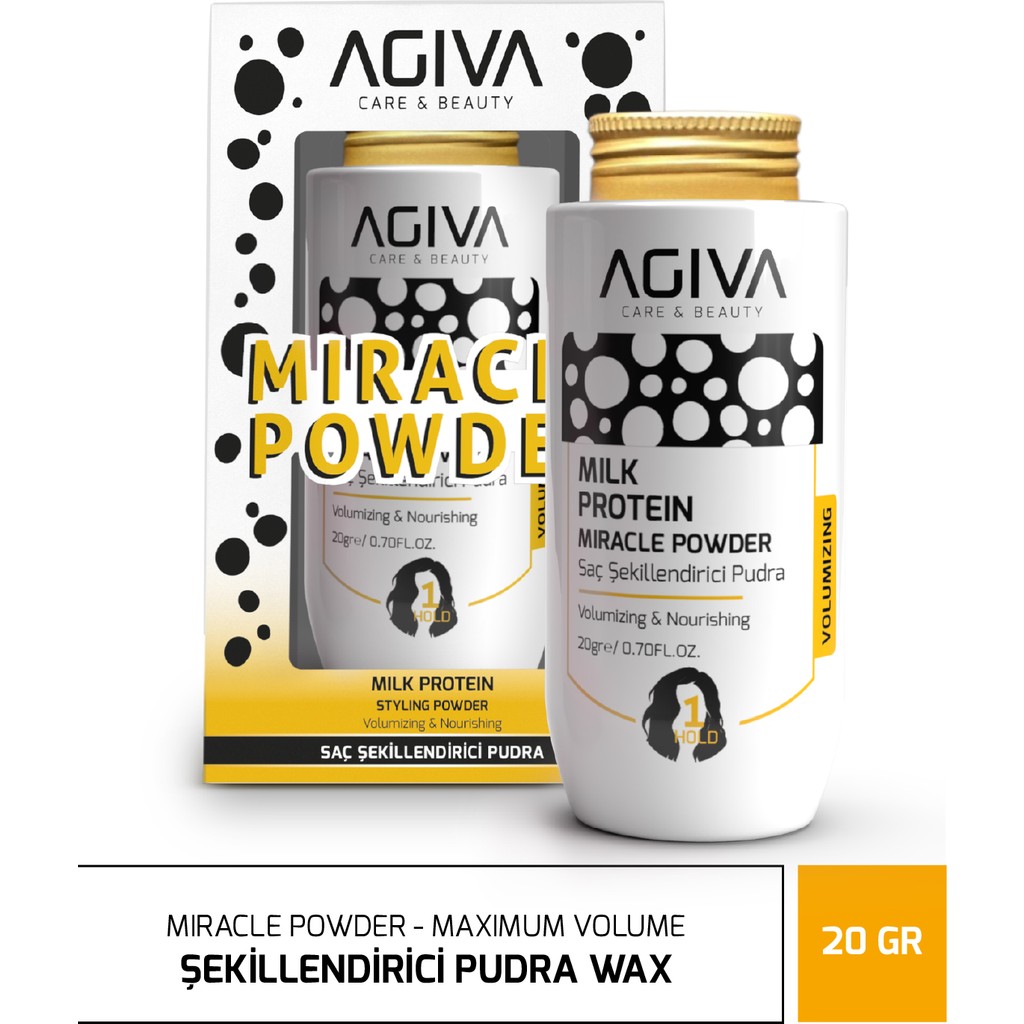 Agiva Beauty Care Milk Protein Saç Şekillendirici Pudra Wax 20 gr Diğer Fiyatı
