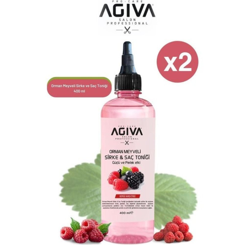 Agiva Saç Bakımı Frambuaz Orman Meyveli Saç Sirke Ve Saç Toniği 400 Ml X2 - 1 Saç Bakım Maskeleri & Serumlar & Spreyler Fiyatı