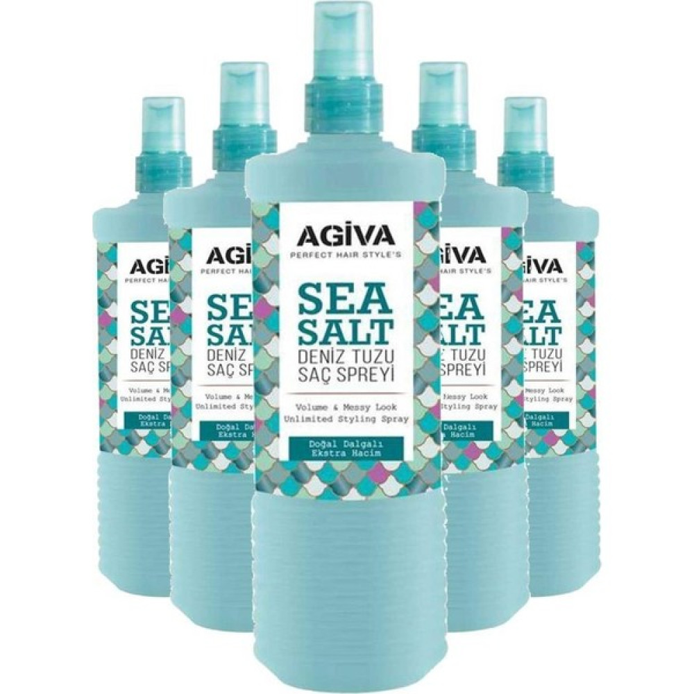 Agiva Saç Spreyi Deniz Tuzu 250 ml x 5 Saç Şekillendirici Sprey Fiyatı