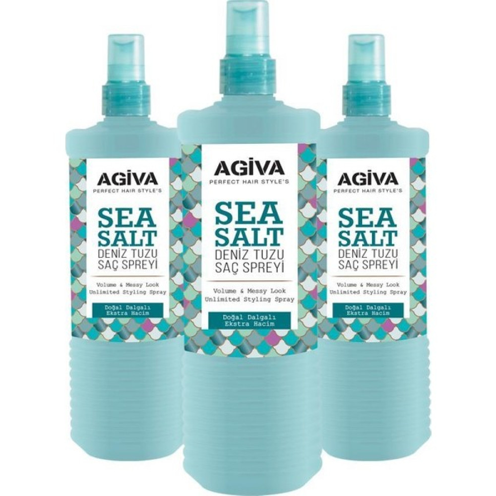 Agiva Saç Spreyi Deniz Tuzu 250 ml X3 Saç Şekillendirici Sprey Fiyatı