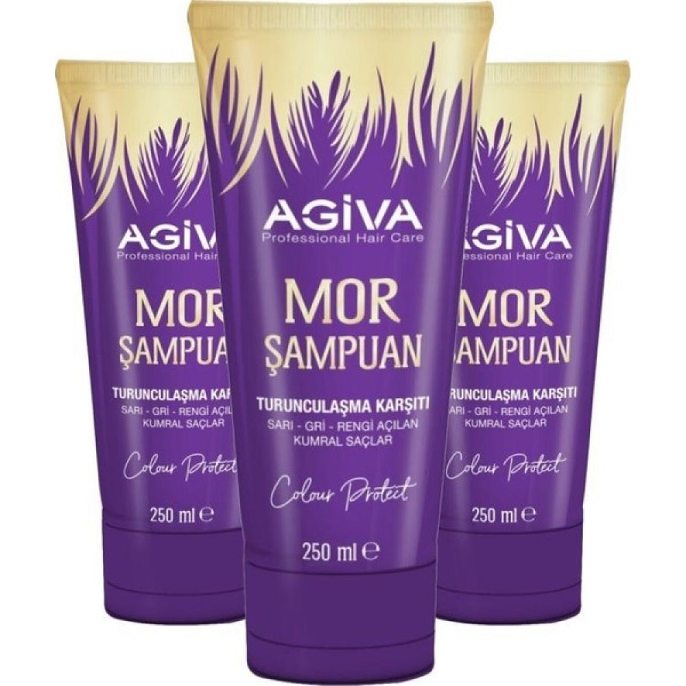 Agiva Silver-Mor Şampuan 3x250 ml Şampuan ve Saç Kremi Fiyatı