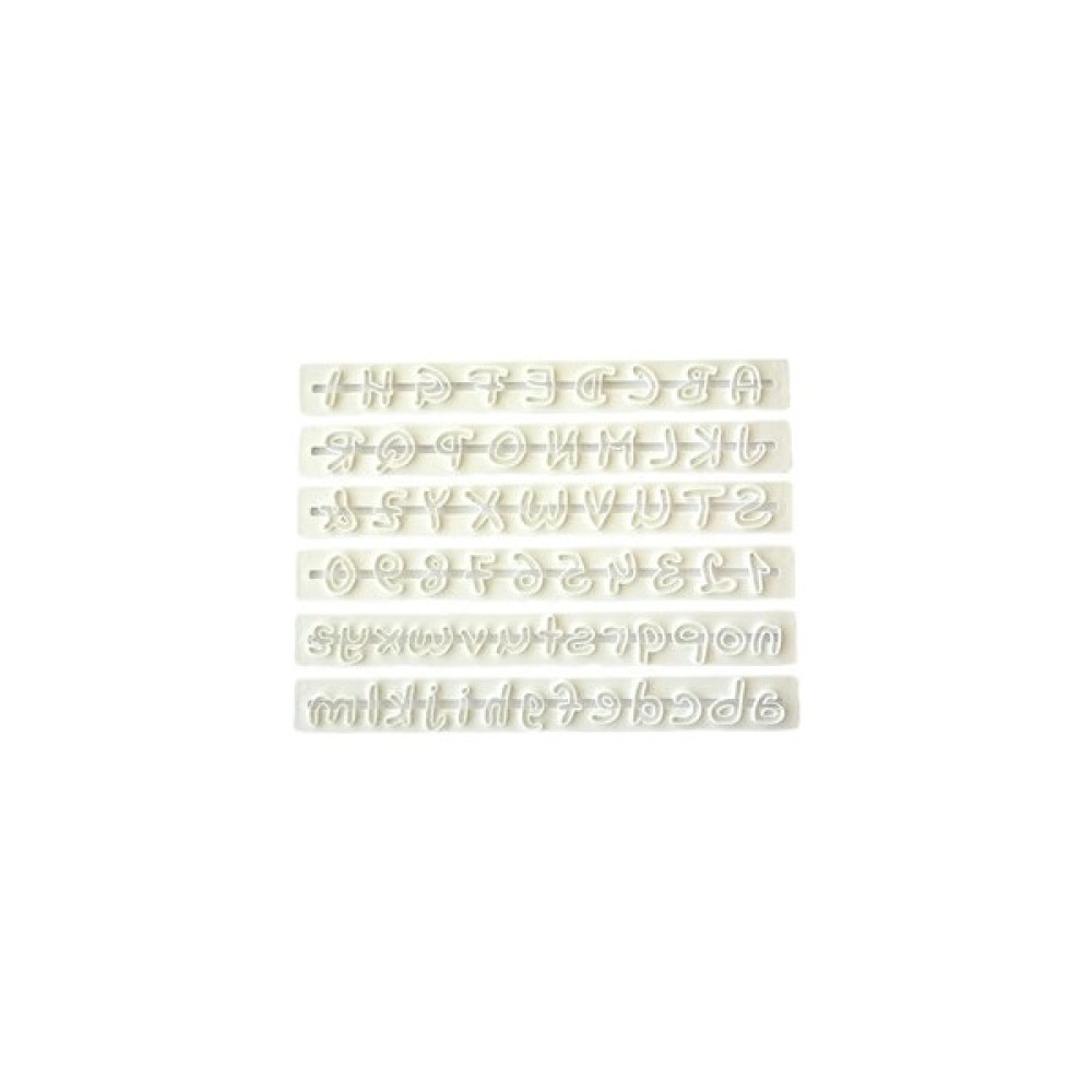 Agn Store Agn Storeel Yazısı Alfabe Cetvel Set 6 Parça Tüm Harfler ve Rakamlar Kek Kalıpları Fiyatı