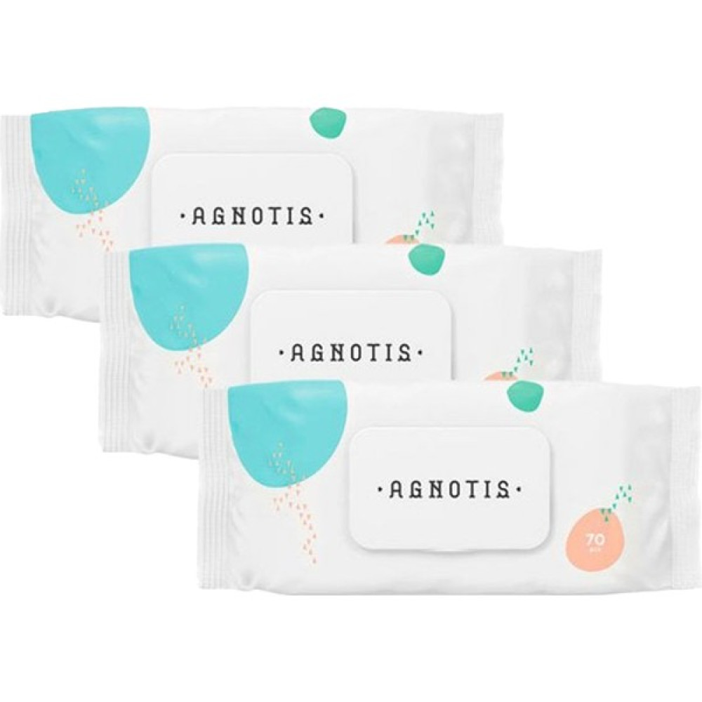 Agnotis Baby Wipes Islak Mendil 3X70 Adet Bebek Bakım Fiyatı