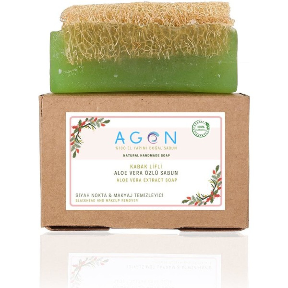 Agon %100 El Yapımı Doğal Kabak Lifli Aloe Vera Özlü Sabun Sabunlar Fiyatı