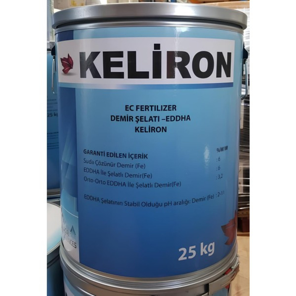Agrı Scıences Keliron Ec Fertilizer Demir Şelatı-Eddha - 120000 Gübre Fiyatı